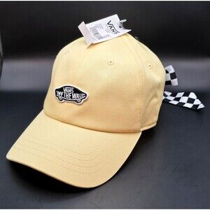 Vans Logo Yellow Bow Back Hat NWT - Checkboard Bow Stretch Fit Cap OS Women's